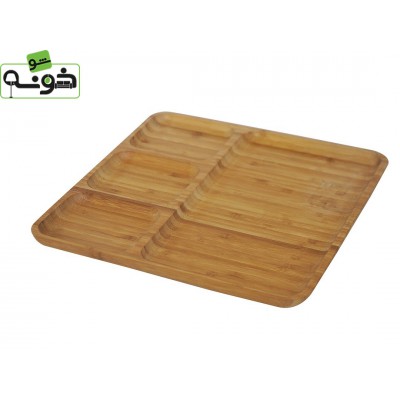 ظرف سرو 4 بخشی چوبی Bambum کد B2519