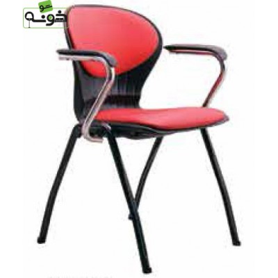 صندلی چهارپایه مدل صدفی نیمه تشک کد S 63-3