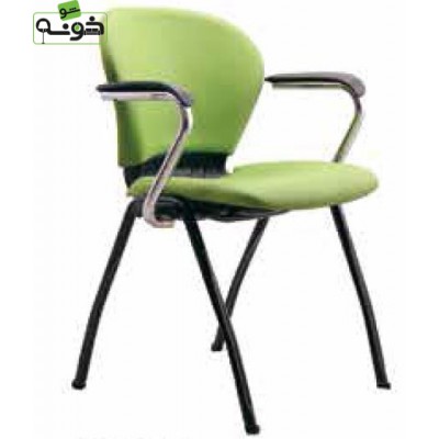 صندلی چهارپایه مدل صدفی تمام تشک کد ST 63-3