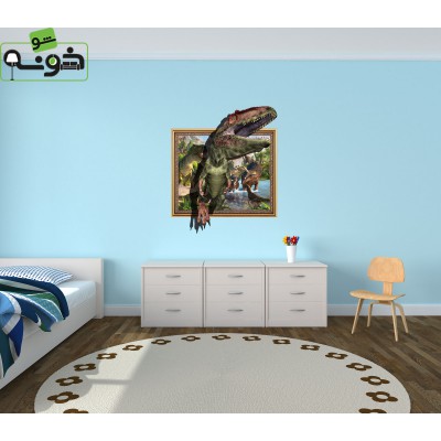استیکر اتاق کودک مدل دایناسور