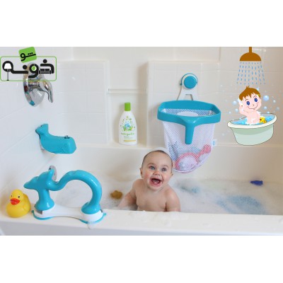 استیکر اتاق کودک مدل کودک در حمام